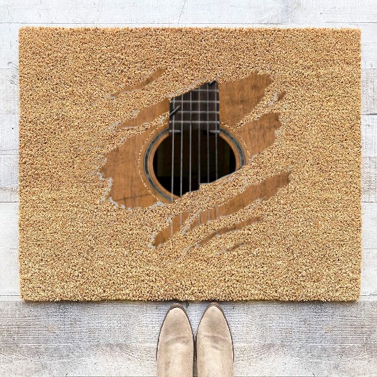 RIP Guitar Coir Doormats