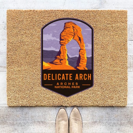 Delicate Arch Arches National Park Coir Doormats