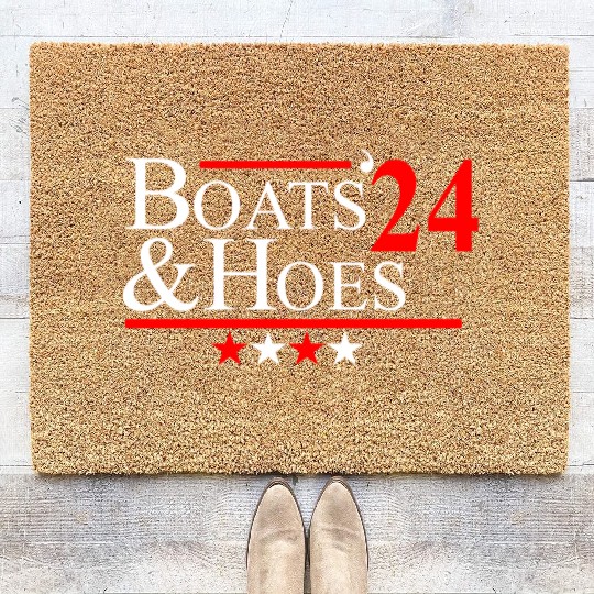 Boats And Hoes Coir Doormats