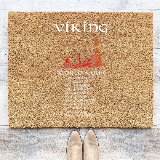 Viking World Tour Valiant Viking Warriors Coir Doormats