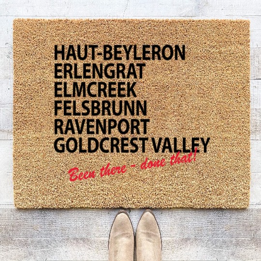 Farming Simulator maps - been there done that Coir Doormats