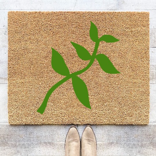 plant olive branch Coir Doormats