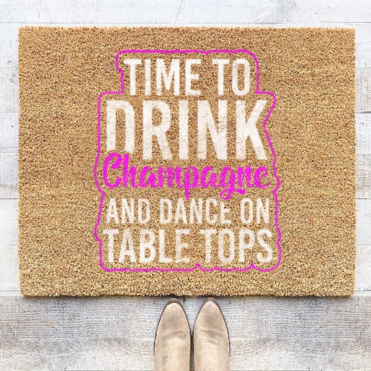 Alcohol Partying Vodka Coir Doormats