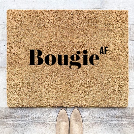 Bougie AF, Funny Rude As Fuck Coir Doormats
