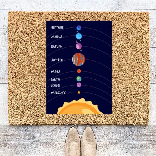 Solar System Coir Doormats