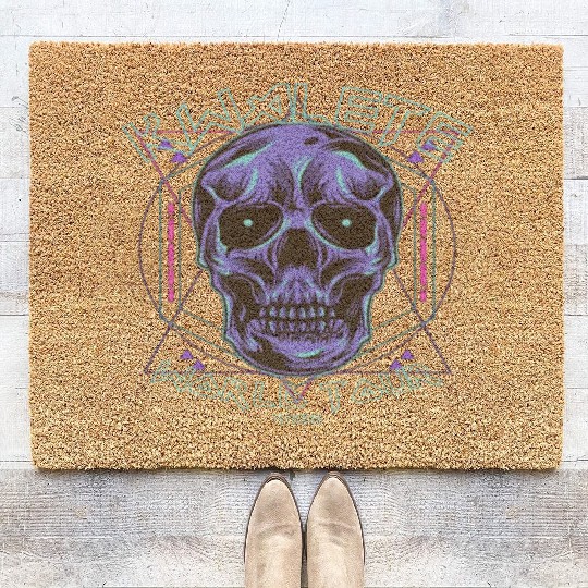 Kwalete World Tour Diamond Skull Coir Doormats