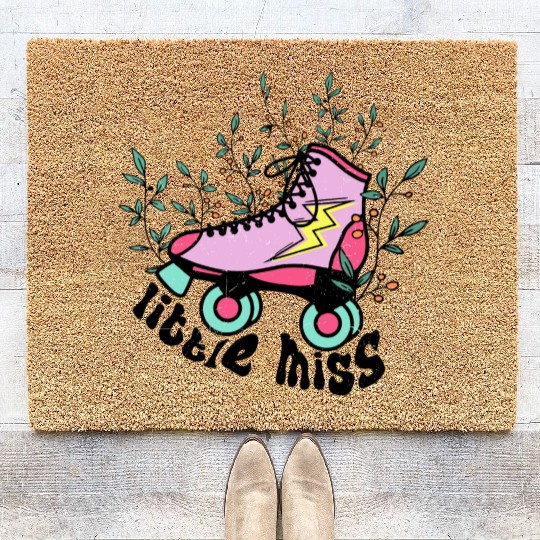 Little Miss sublimation Coir Doormats