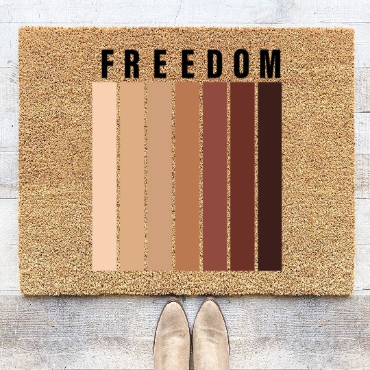 juneteenth-2022 freedom Coir Doormats
