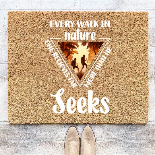 Forest Camping Wilderness Coir Doormats