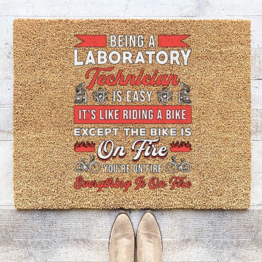 Being A Laboratory Technician Science Lab Tech Coir Doormats