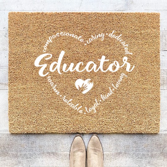 Educator, Teacher appreciation Coir Doormats