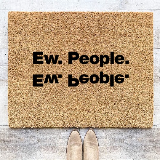 Ew People Coir Doormats