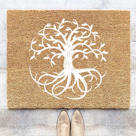 Celtic Tree of Life Coir Doormats