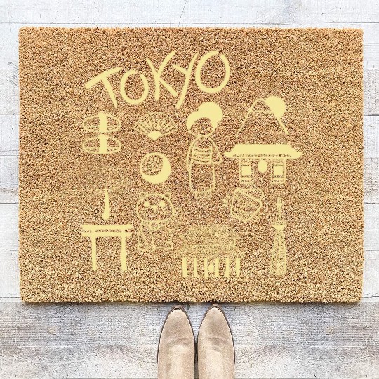 Tokyo & More Tourist Gift Coir Doormats