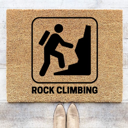 Rock Climbing Coir Doormats