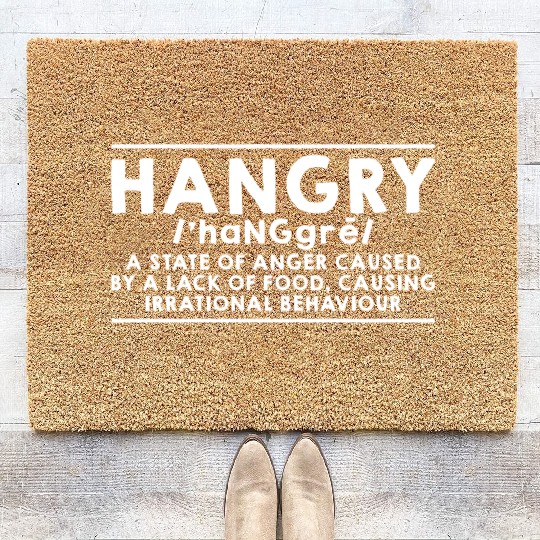 Hangry Definition 4 Coir Doormats