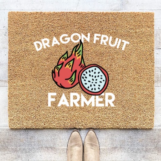 Dragon Fruit Farmer Coir Doormats