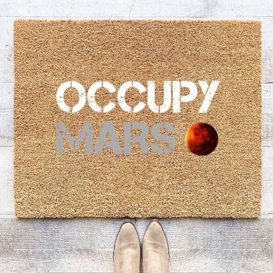 OCCUPY MARS Coir Doormats