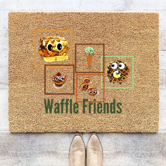 Waffle Friends Coir Doormats