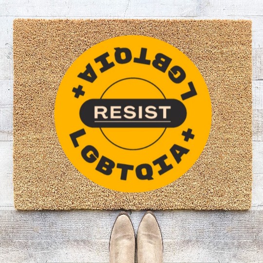 LGBTQIA resist Coir Doormats