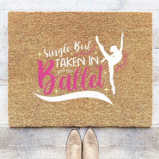 Ballet Ballerina Dance Dancer Dancing Ballet Gift Coir Doormats
