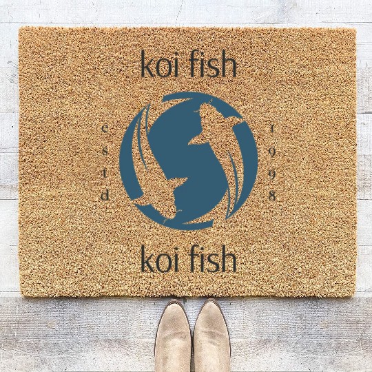 KOI FISH Coir Doormats