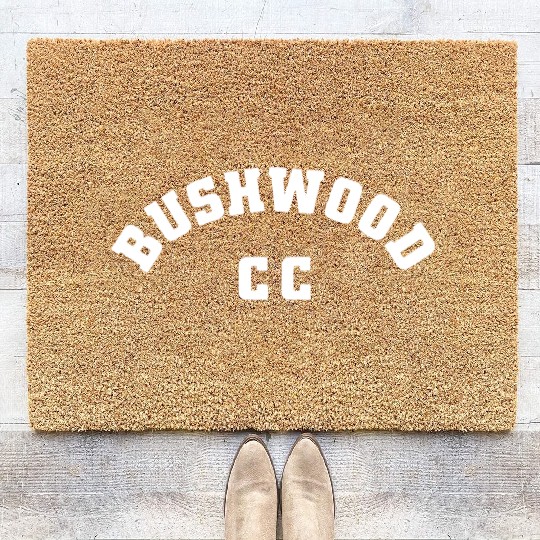 Bushwood CC Caddyshack Funny Caddy Golf Country Coir Doormats