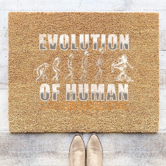 Longboard Skateboard Cool Board Coir Doormats