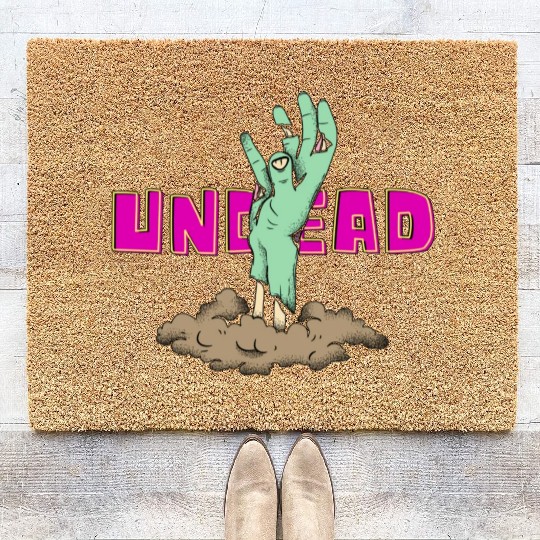 undead zombie punk Goth Horror Coir Doormats