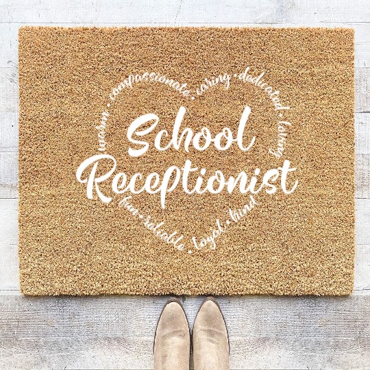 School Receptionist, Secretary Coir Doormats
