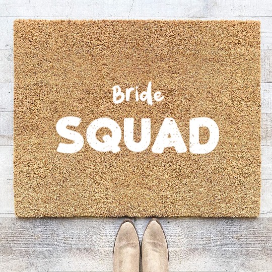 Bride Squad - Bachelorette Party Coir Doormats