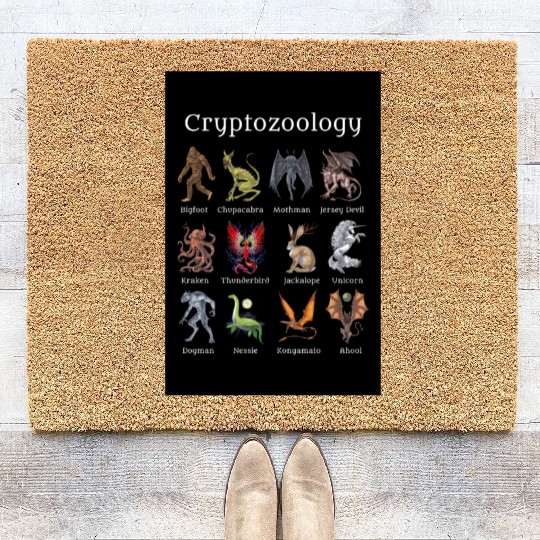 Cryptozoology Cryptid Creatures Coir Doormats