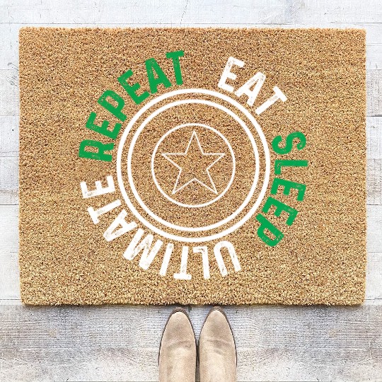 Ultimate Frisbee Disc Golf Coir Doormats