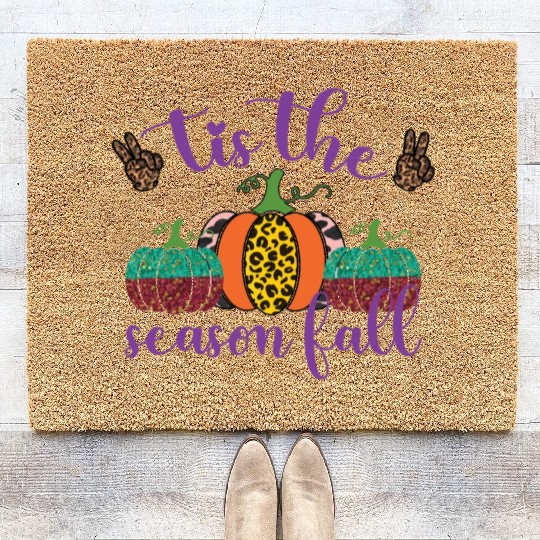 Tis the season fall Coir Doormats