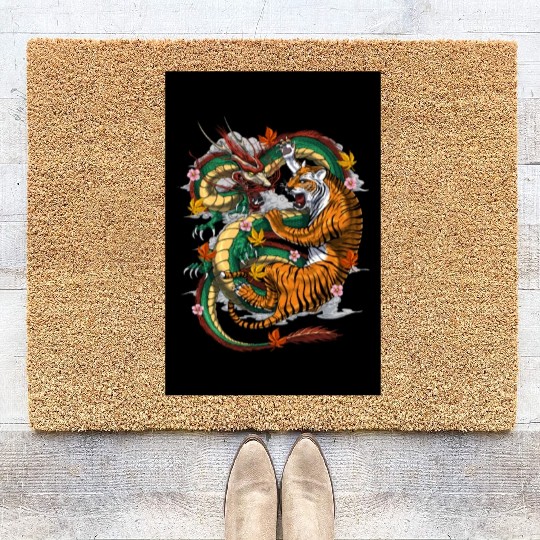 Japanese Dragon Tiger Coir Doormats