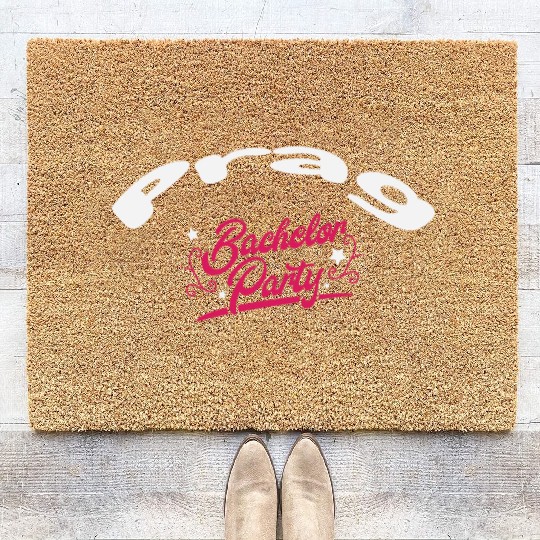 Bachelor Party Coir Doormats Prag Pre Wedding Celebration