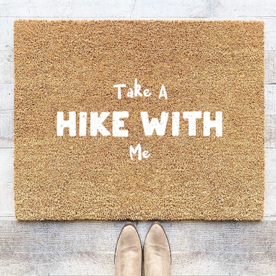 Take A Hike With Me - Hiking Coir Doormats