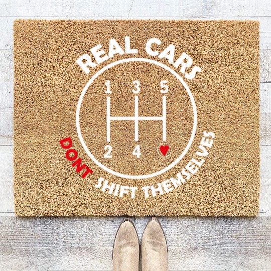 Definition Car Guy Mechnaic Coir Doormats