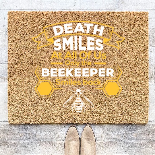 Smiles At Us Beekeeper Coir Doormats