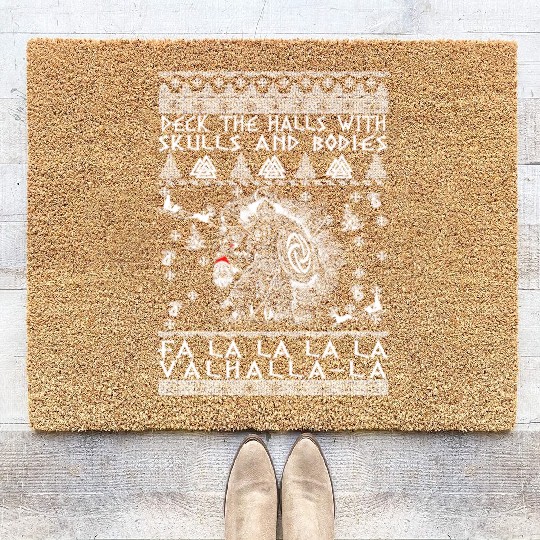 Deck The Halls Fa Valhalla La Coir Doormats