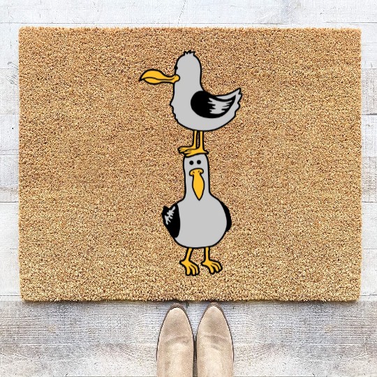 seagull team 2 friends Coir Doormats