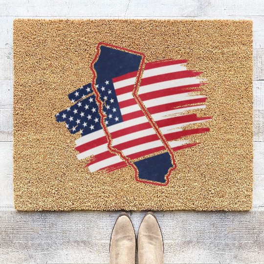 Retro California Surfen Fun Coir Doormats