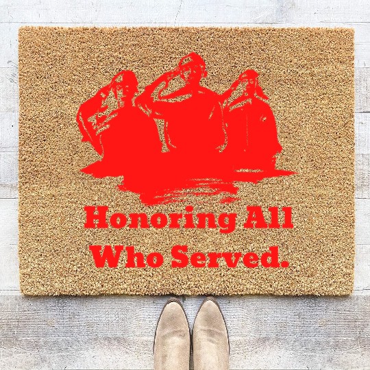 Thank You Veterans l Veterans Day Gift Idea Coir Doormats
