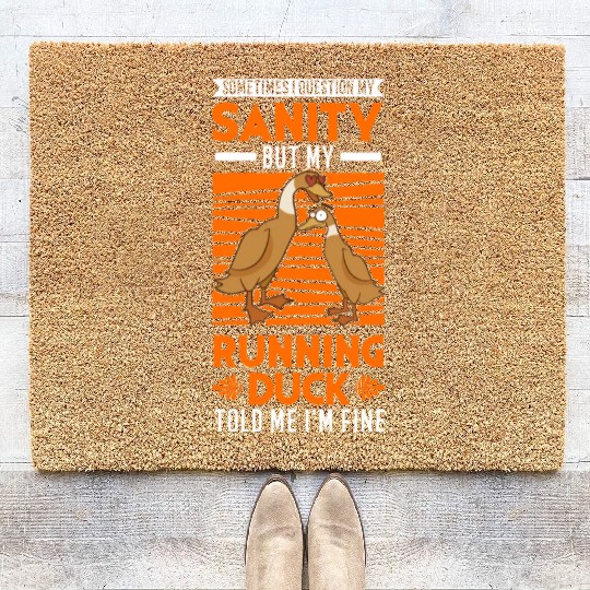 Running Duck Sanity Coir Doormats