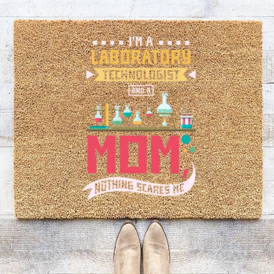 Laboratory technologist and a mom Coir Doormats