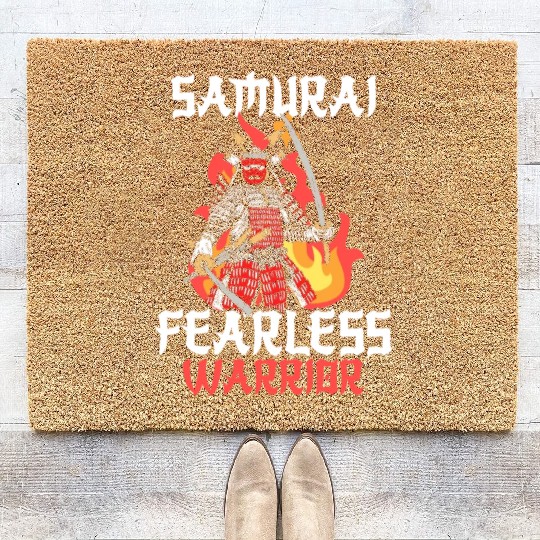 Samurai Katana Honor Coir Doormats