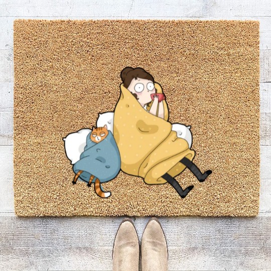 hello weekend Coir Doormats
