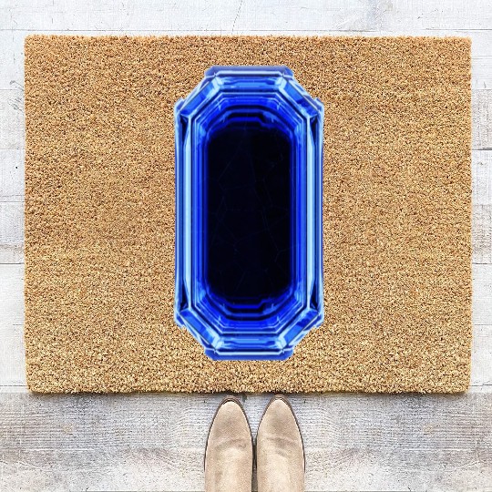 Sapphire Crystal Coir Doormats