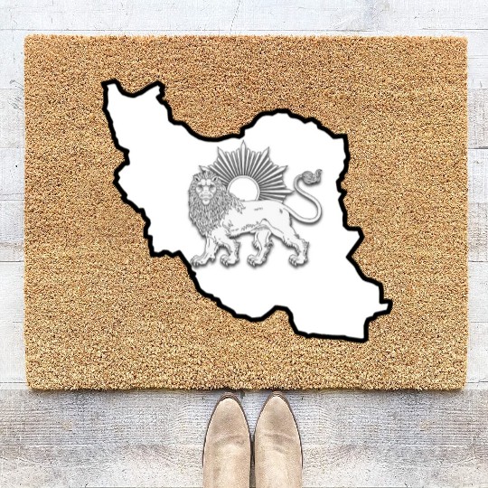 Iran Lion Sun Coir Doormats
