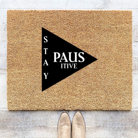 Stay positive Coir Doormats